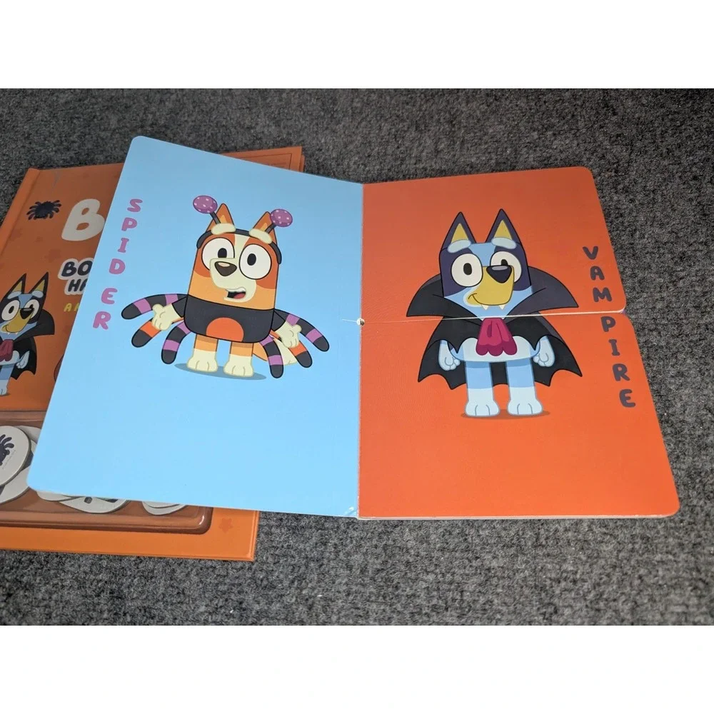 2 - Bluey Cardboard‎ Books Boo! Blueys Halloween Magnet Book & Mix-And-Match